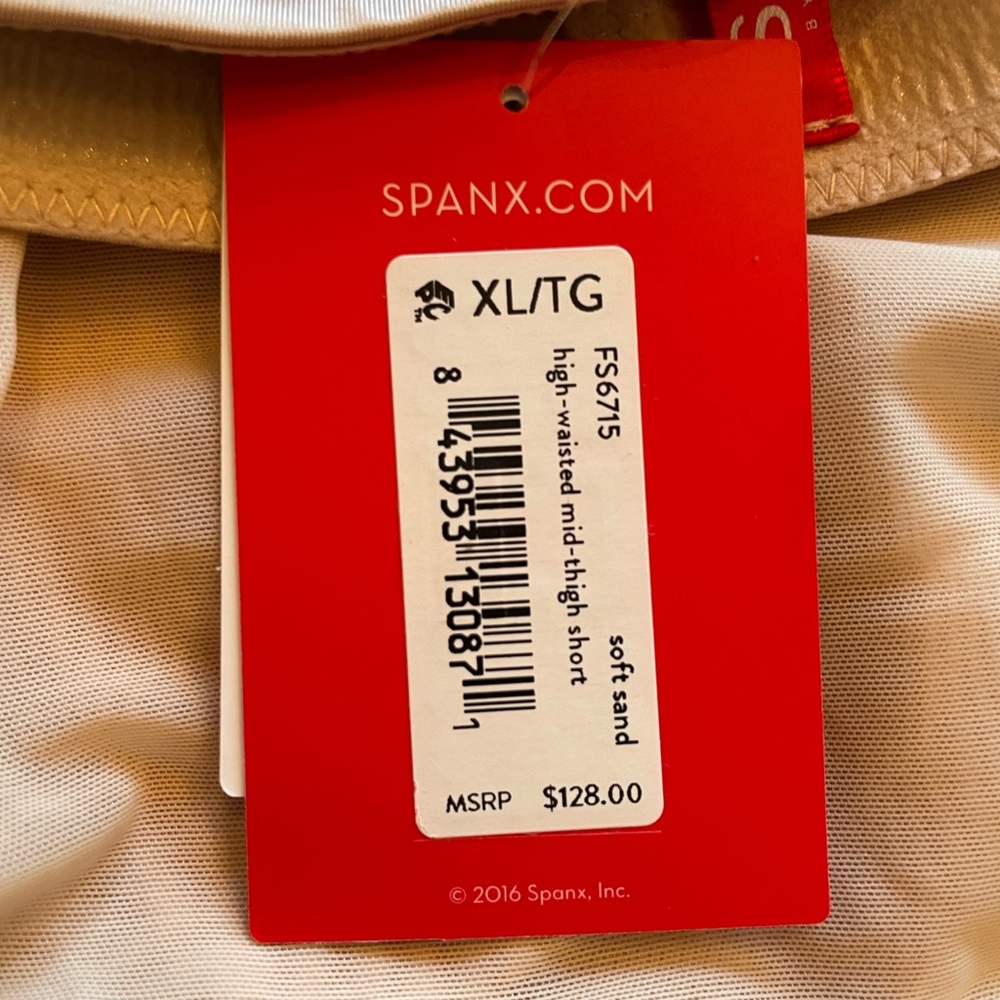 SPANX Soft Sand High-Waisted Mid-Thigh Shapewear